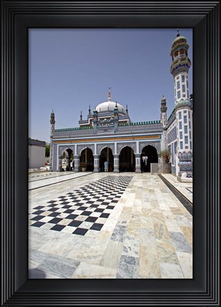 Framed Shrine Of Shah Abdul Latif Bhittai, Bhit Shah, Sindh, Pakistan Print