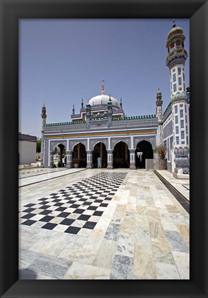 Framed Shrine Of Shah Abdul Latif Bhittai, Bhit Shah, Sindh, Pakistan Print