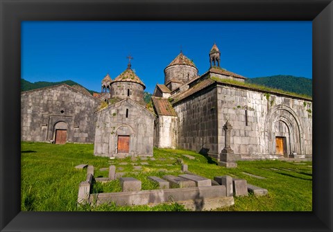 Framed Haghpat Monastery, Unesco World Heritage Site, Debed Canyon, Armenia Print