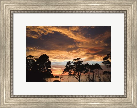 Framed Australia, Tasmania, Freycinet, Sunrise Print