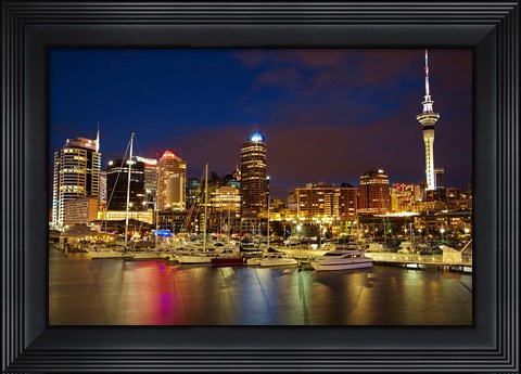 Framed Auckland, North Island, New Zealand Print