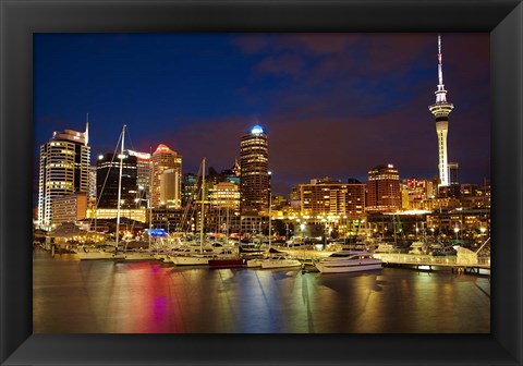 Framed Auckland, North Island, New Zealand Print