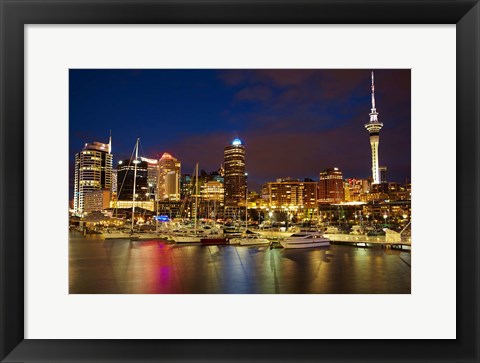 Framed Auckland, North Island, New Zealand Print