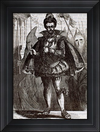 Framed HENRY III Of France (1551-1589) Print