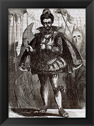 Framed HENRY III Of France (1551-1589) Print