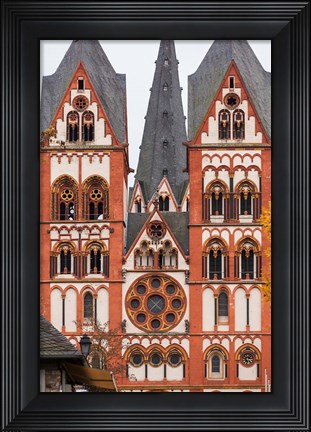 Framed Germany, Hesse, Limburg An Der Lahn, St Georgsdom Cathedral, 13th Century Print