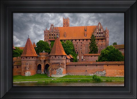 Framed Poland, Malbork Medieval Malbork Castle Print