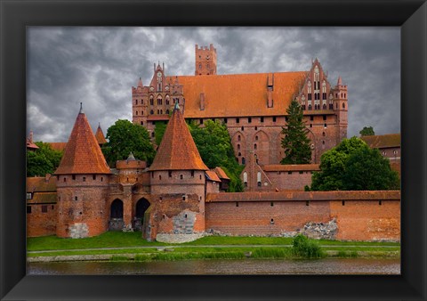 Framed Poland, Malbork Medieval Malbork Castle Print