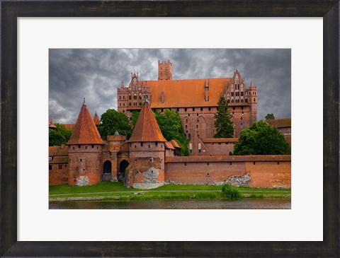 Framed Poland, Malbork Medieval Malbork Castle Print