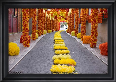 Framed Portugal, Santarem District Trays Festival Print