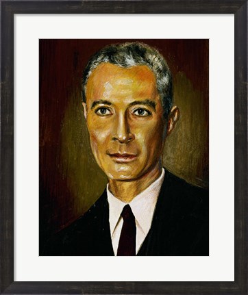Framed Oppenheimer, Julius Robert (New York, 1904-Princeton, 1967) Print