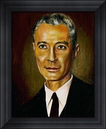 Framed Oppenheimer, Julius Robert (New York, 1904-Princeton, 1967) Print
