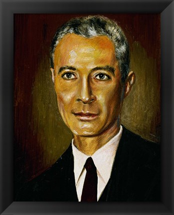 Framed Oppenheimer, Julius Robert (New York, 1904-Princeton, 1967) Print