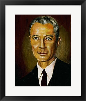 Framed Oppenheimer, Julius Robert (New York, 1904-Princeton, 1967) Print