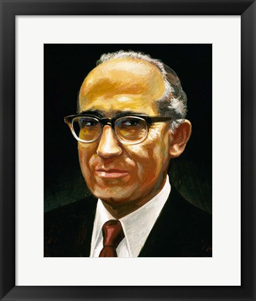 Framed Salk, Jonas (1914-1995) Print