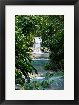 Framed Mele-Maat Cascades In Port Vila, Island Of Efate, Vanuatu Print