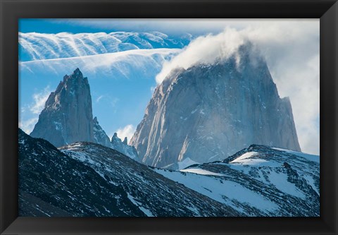 Framed Mount Fitzroy, El Chalten, Argentina Print