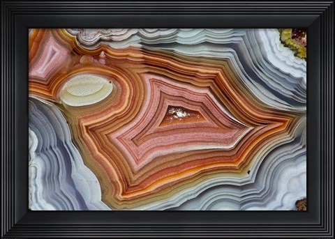 Framed Mexican Banded Agate Quartzsite, Arizona 1 Print