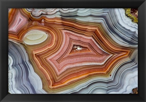 Framed Mexican Banded Agate Quartzsite, Arizona 1 Print
