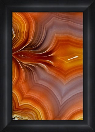 Framed Banded Agate, Quartzsite, Az 3 Print