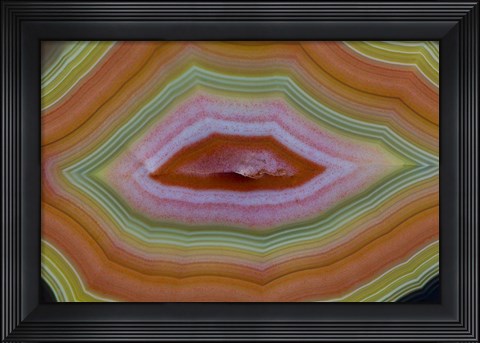 Framed Banded Agate, Quartzsite, Az 4 Print