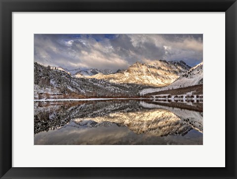 Framed California, Sierra Nevada Range Spring Snow At North Lake 1 Print