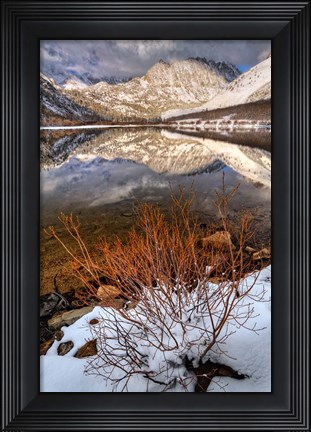 Framed California, Sierra Nevada Range Spring Snow At North Lake 2 Print