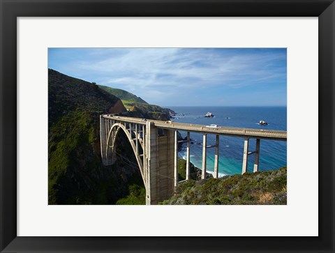 Framed Bixby Creek Bridge, California Print