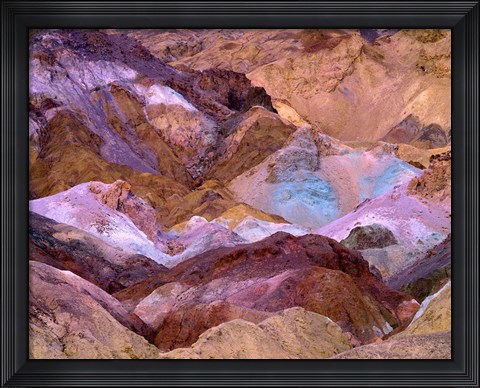 Framed California, Death Valley Np, Artist&#39;s Palette Print