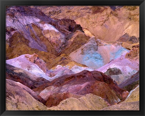 Framed California, Death Valley Np, Artist&#39;s Palette Print