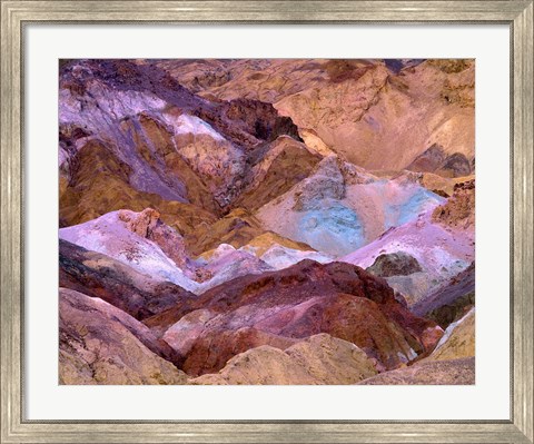 Framed California, Death Valley Np, Artist&#39;s Palette Print