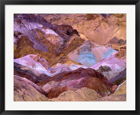 Framed California, Death Valley Np, Artist&#39;s Palette Print