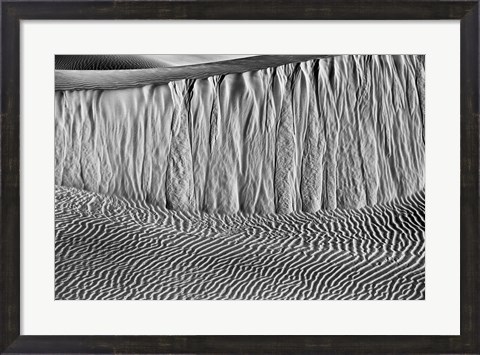 Framed California, Valley Dunes Wall (BW) Print