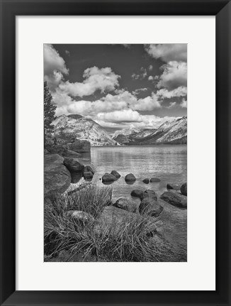 Framed California, Lake Tenaya (BW) Print