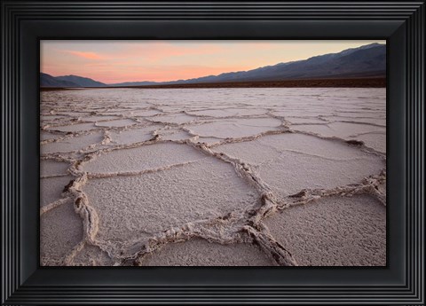 Framed California, Death Valley Salt Flats Print
