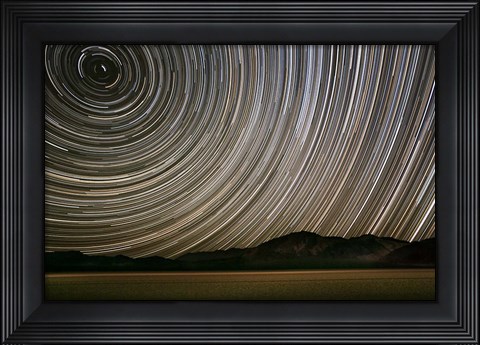 Framed California, Death Valley Star Streaks Print
