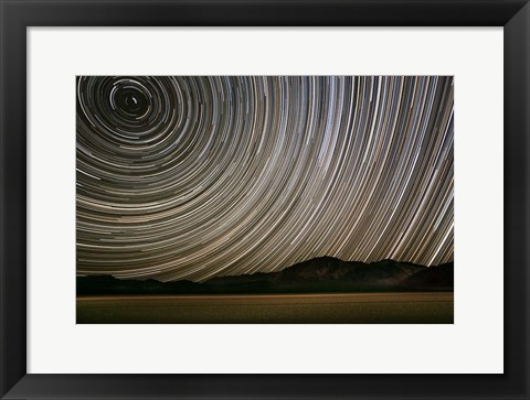 Framed California, Death Valley Star Streaks Print