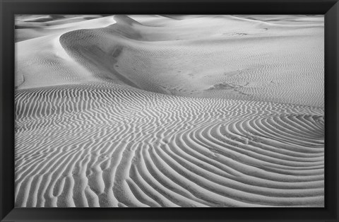 Framed California, Valley Dunes Panoramic View Print