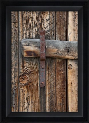Framed California, Mono Lake, Ranch Door Print