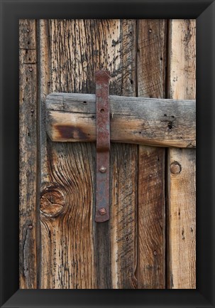 Framed California, Mono Lake, Ranch Door Print