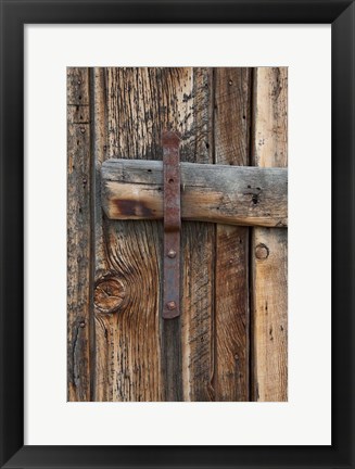 Framed California, Mono Lake, Ranch Door Print