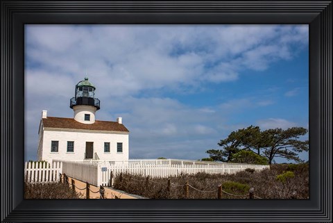 Framed Old Point Loma Lighthouse Print