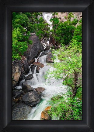 Framed Cascade Creek, California Print