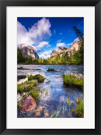 Framed Gates Of The Valley, California Print