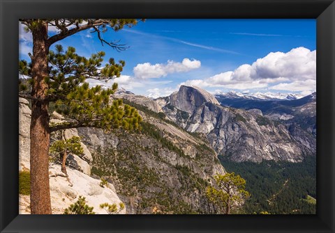 Framed Half Dome From Yosemite Point Print