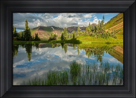 Framed Paradise Divide, Gunnison National Forest, Colorado Print