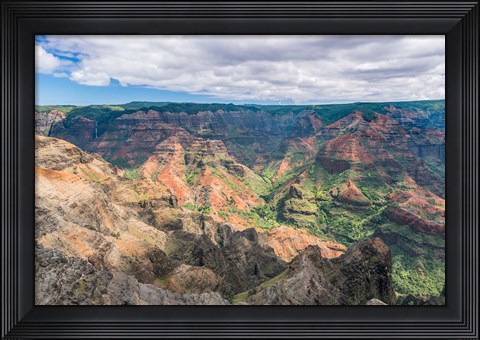 Framed Waimea Canyon, Kauai, Hawaii Print