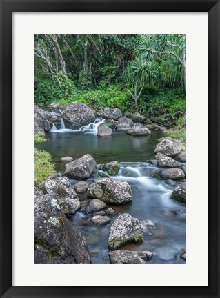 Framed Limahuli Garden And Preserve, Kauai, Hawaii Print