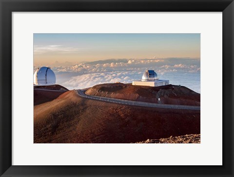 Framed Mauna Kea Observatory Hawaii Print