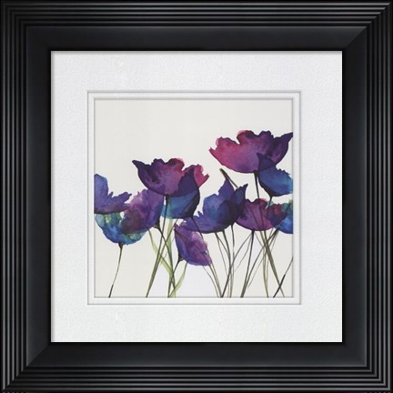 Framed Watercolor Garden 2 Print